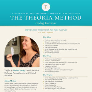 The Theoria Method: Three-Day Natural Perfumery Training