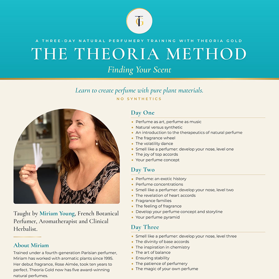 The Theoria Method: Three-Day Natural Perfumery Training